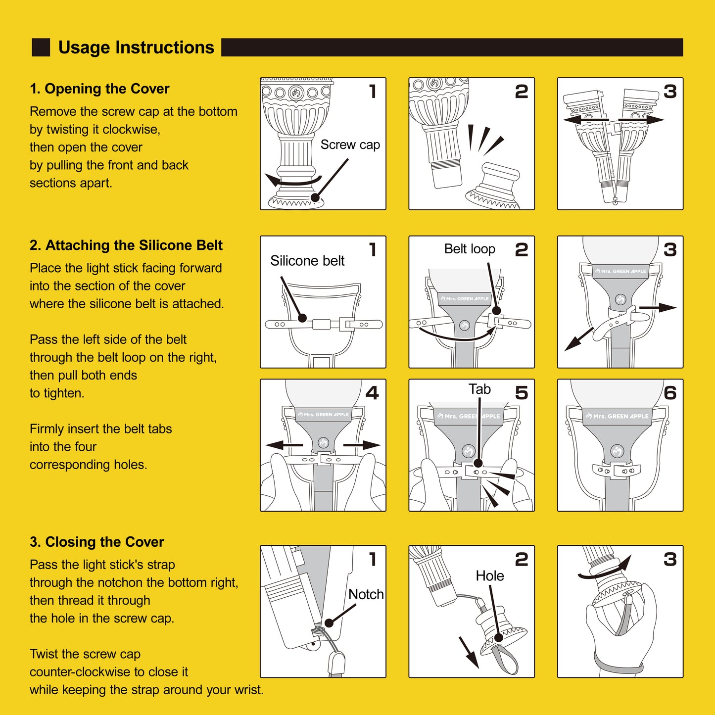 “BABEL no TOH” light stick Cover / Holy Grail ver.