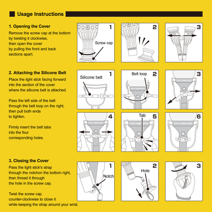 “BABEL no TOH” light stick Cover / Holy Grail ver.