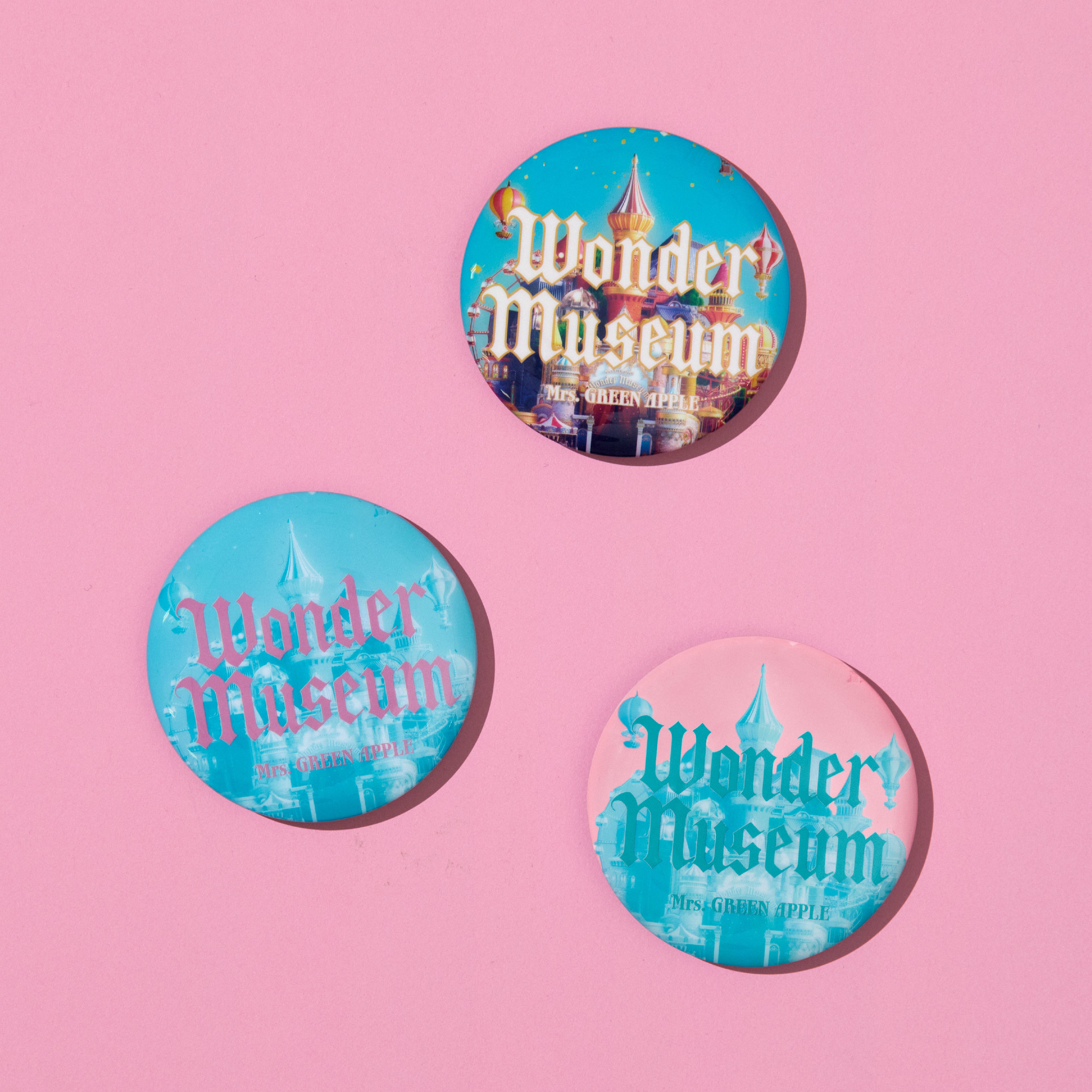 三次受付】Wonder Museum 缶バッジ(Pink) – Mrs. GREEN APPLE OFFICIAL