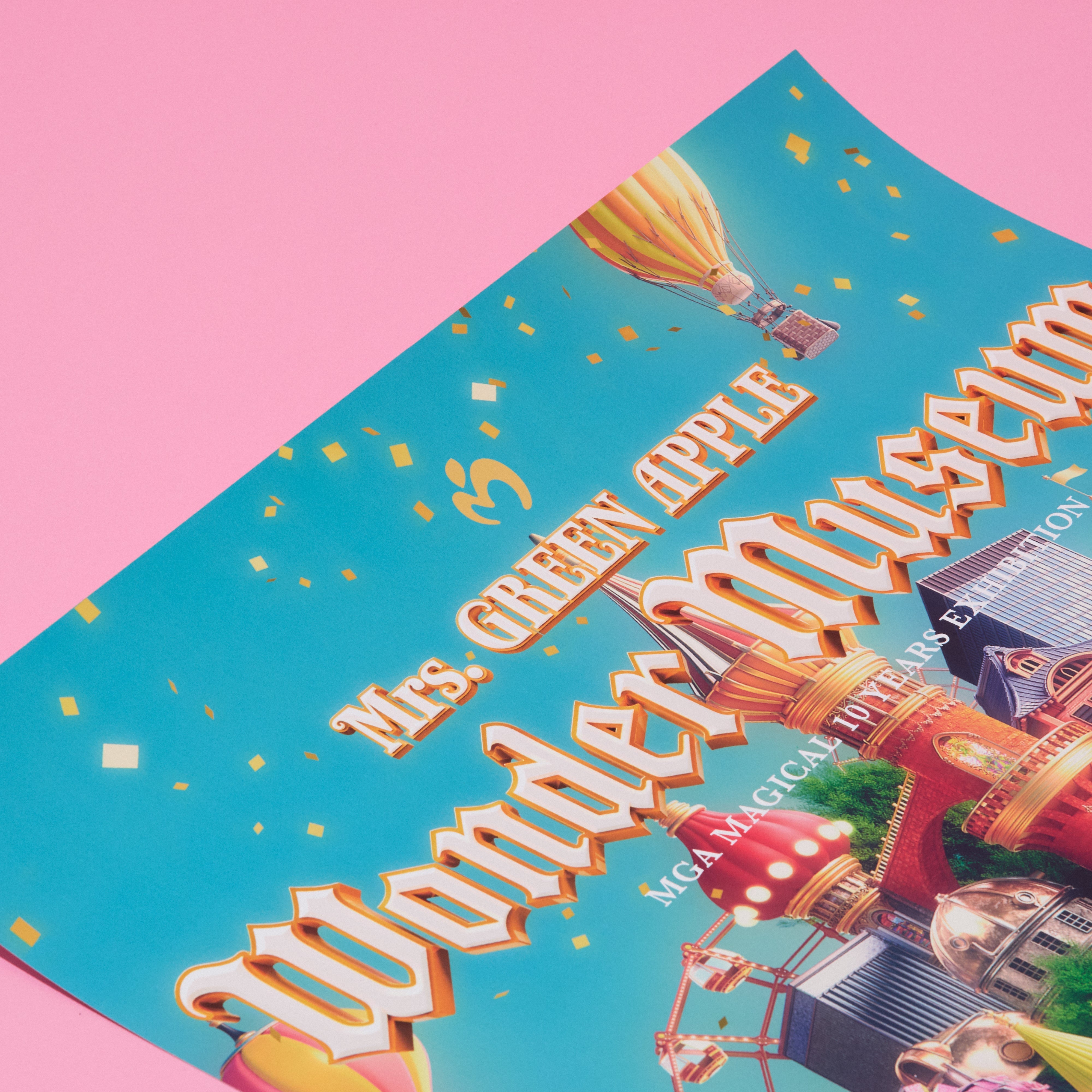 三次受付】Wonder Museum ポスター(B2サイズ) – Mrs. GREEN APPLE
