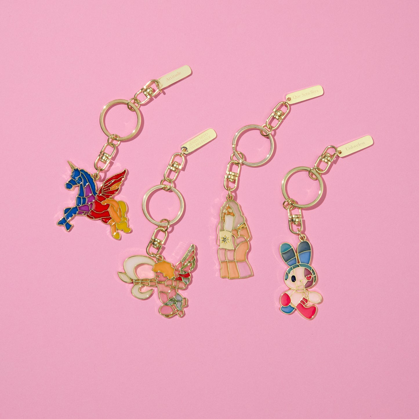 Wonder Museum ステンドグラスキーホルダー(ZENJIN MITO TO RELIANCE)